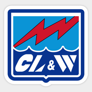 City Light & Water Sticker